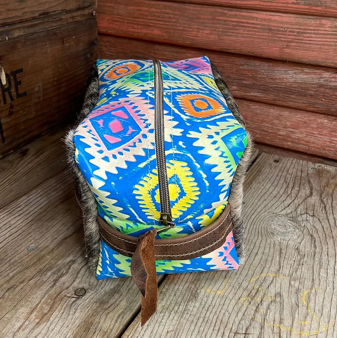 033 Dutton - Brindle w/ Neon Trip Aztec