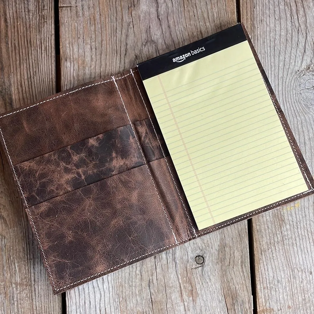 034 Small Notepad Cover - Tricolor w/ No Embossed