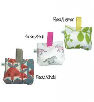 100% Organic Cotton Poop Bag Holder