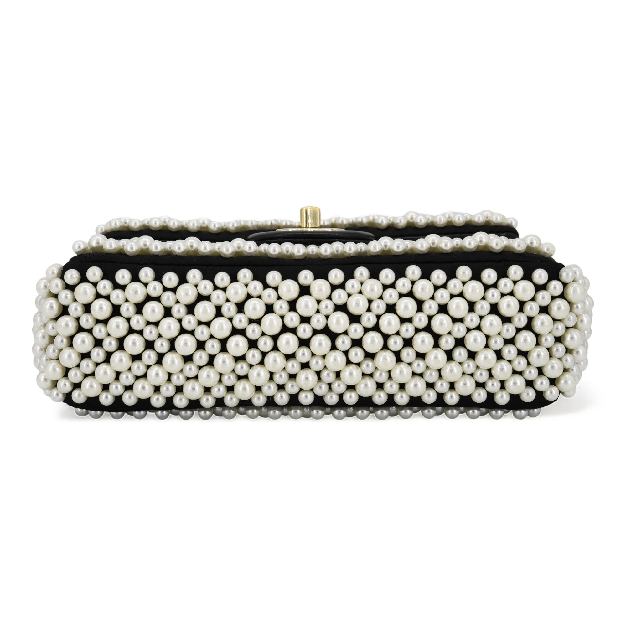 19S Mini Pearl Flap Bag
