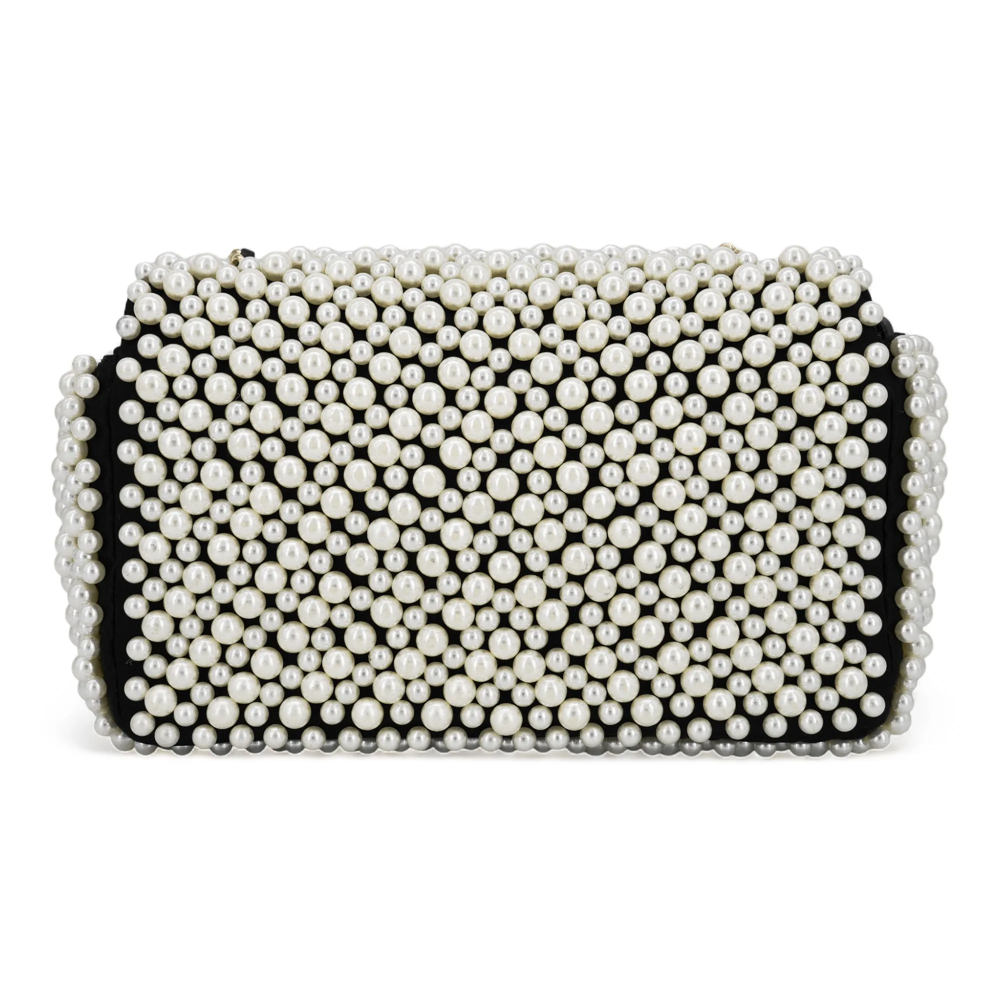 19S Mini Pearl Flap Bag