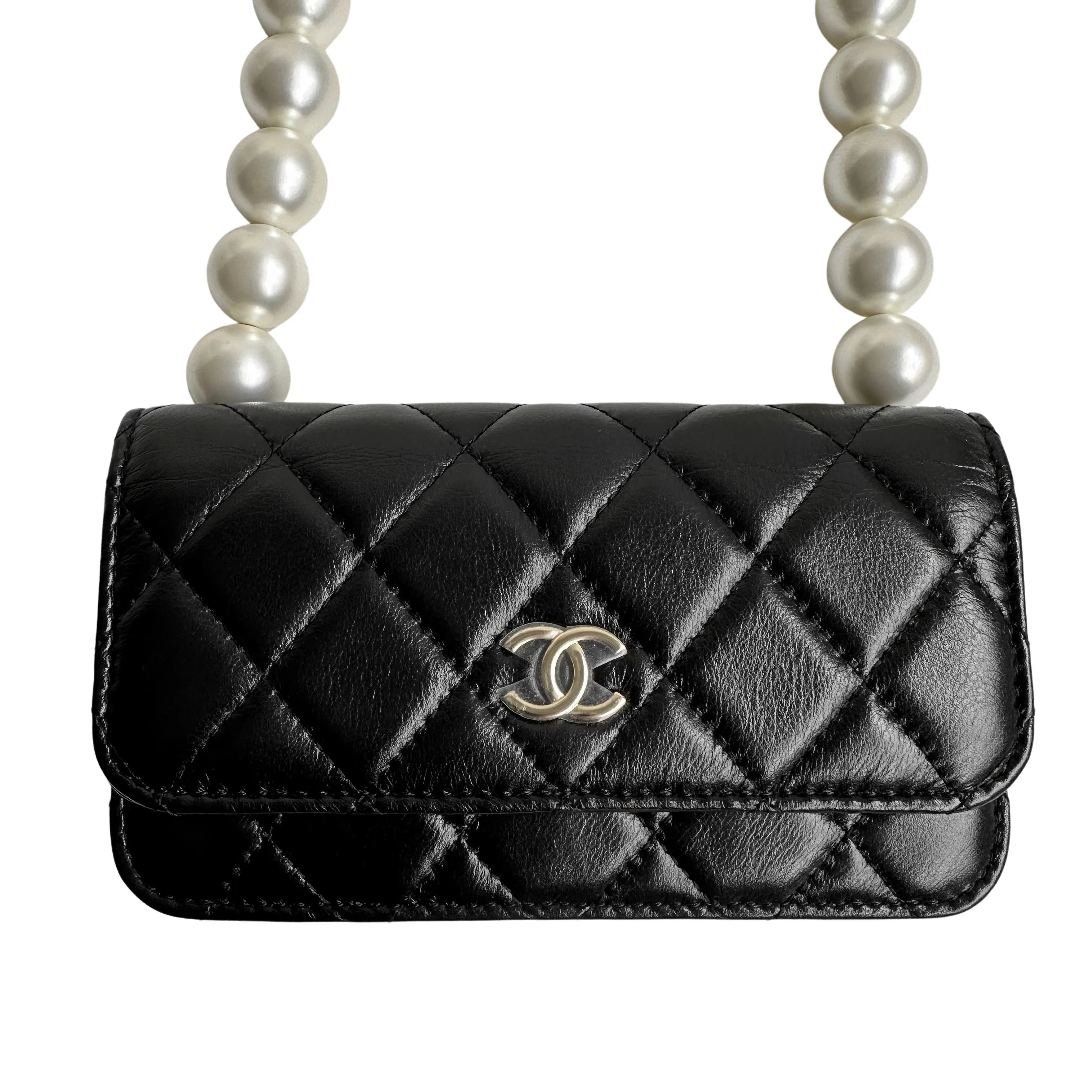 21C Mini Wallet On Chain WOC with Pearl Strap