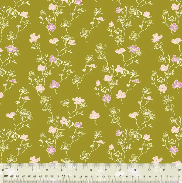 44"- 45" - In the Garden | Dogwood Lichen