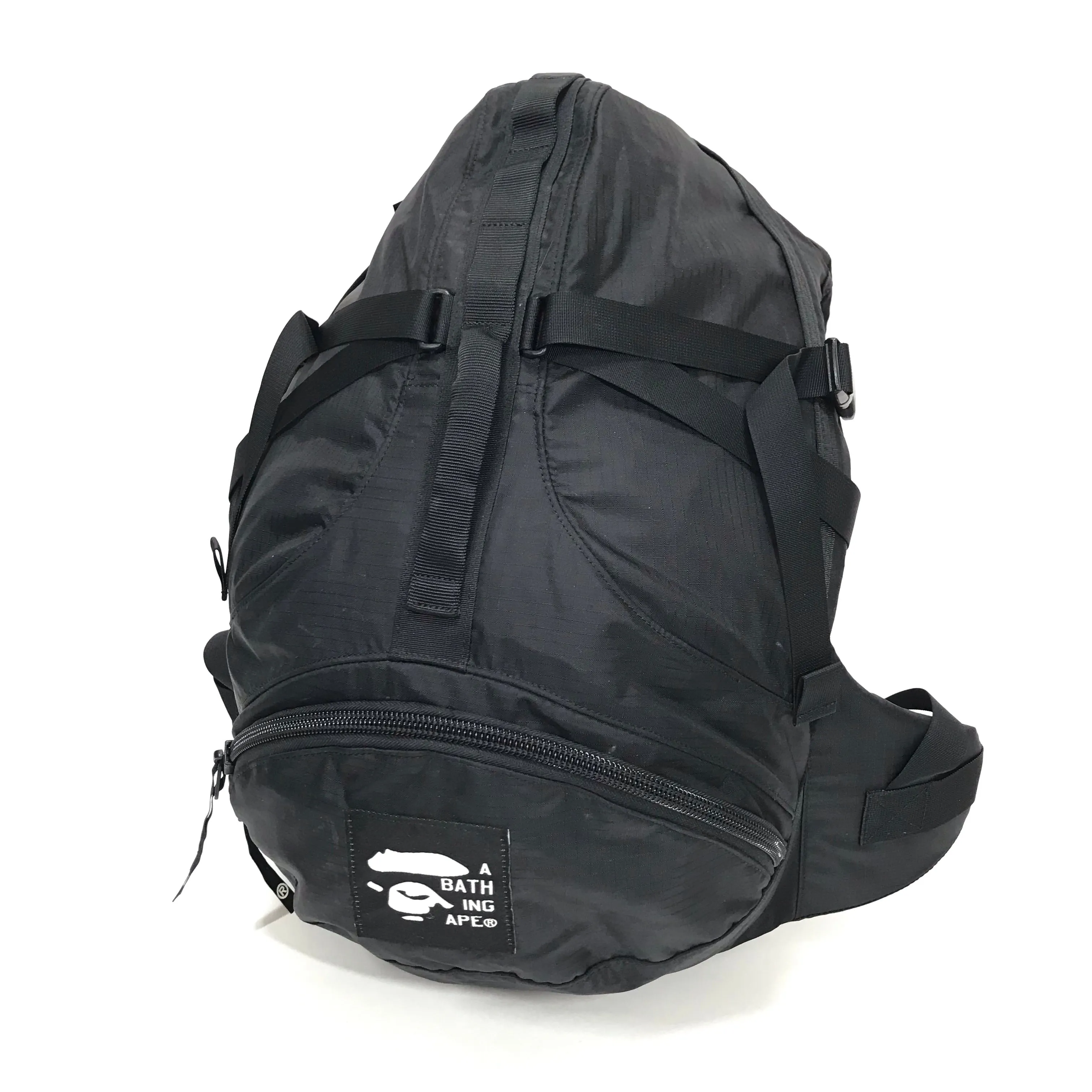 A Bathing Ape Bape Vintage Ripstop Nylon Backpack