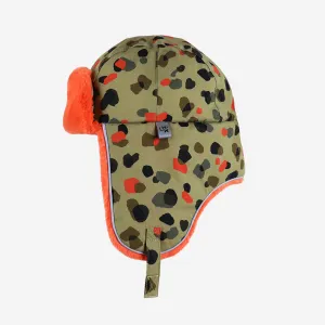Adults Arctic Cub Trapper Hat: Leopard Neutral