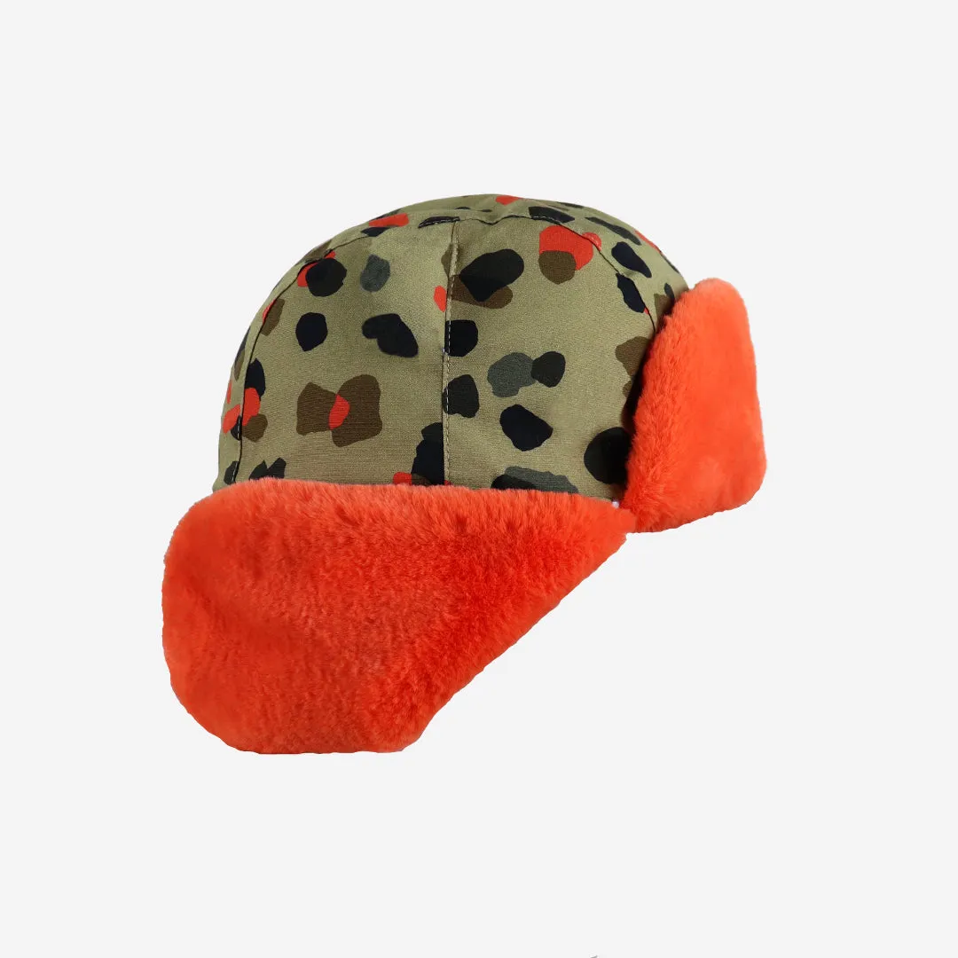 Adults Arctic Cub Trapper Hat: Leopard Neutral