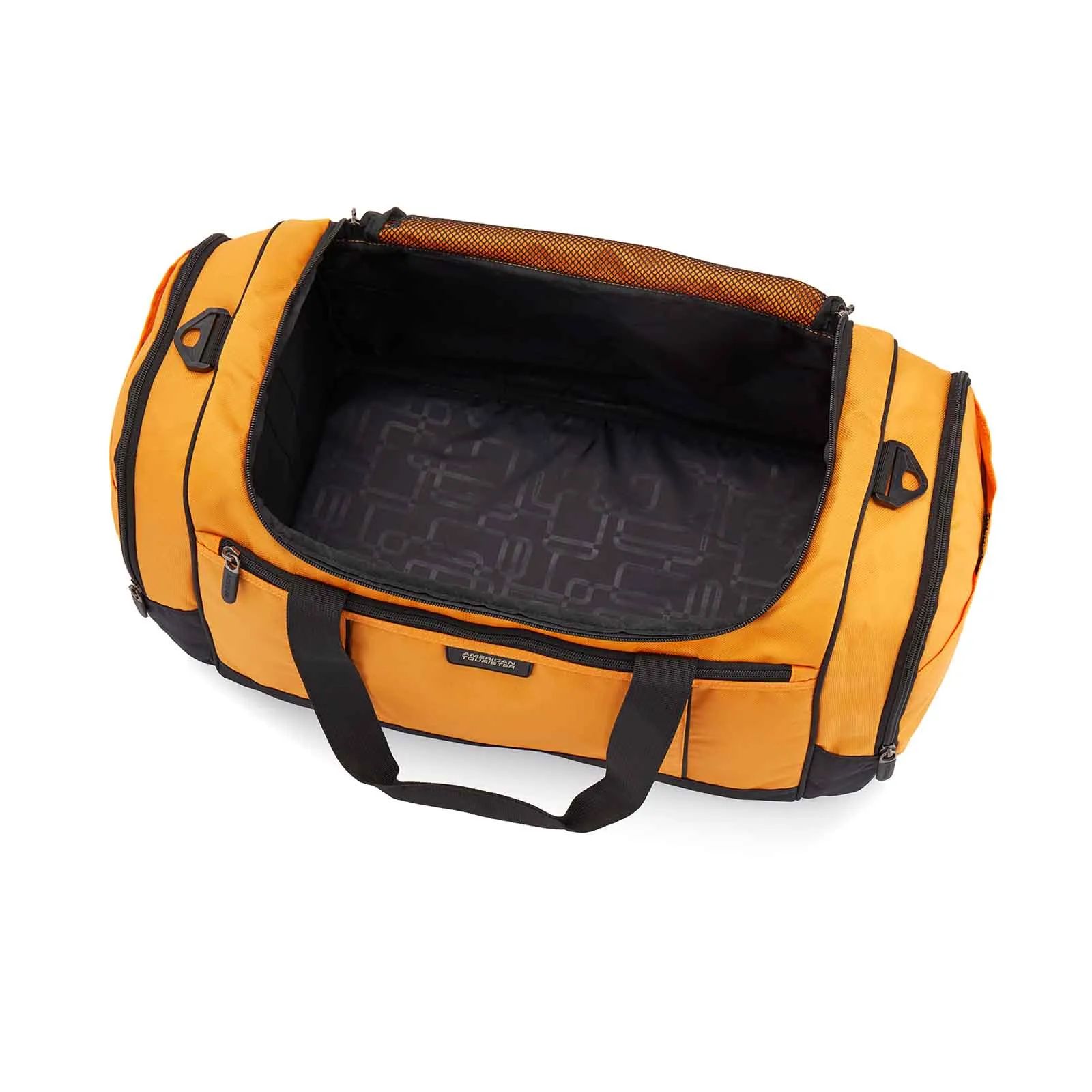 American Tourister X-Bags 55cm Carry-On Duffel Bag Mustard Black