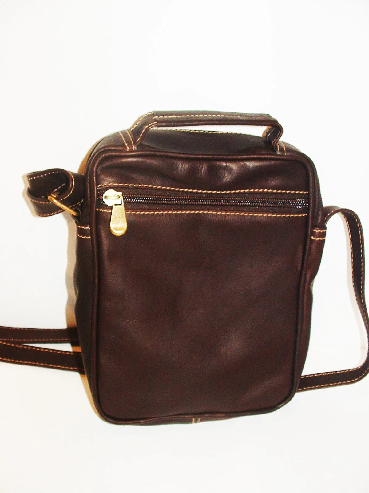 Brown Leather Crossbody Bag