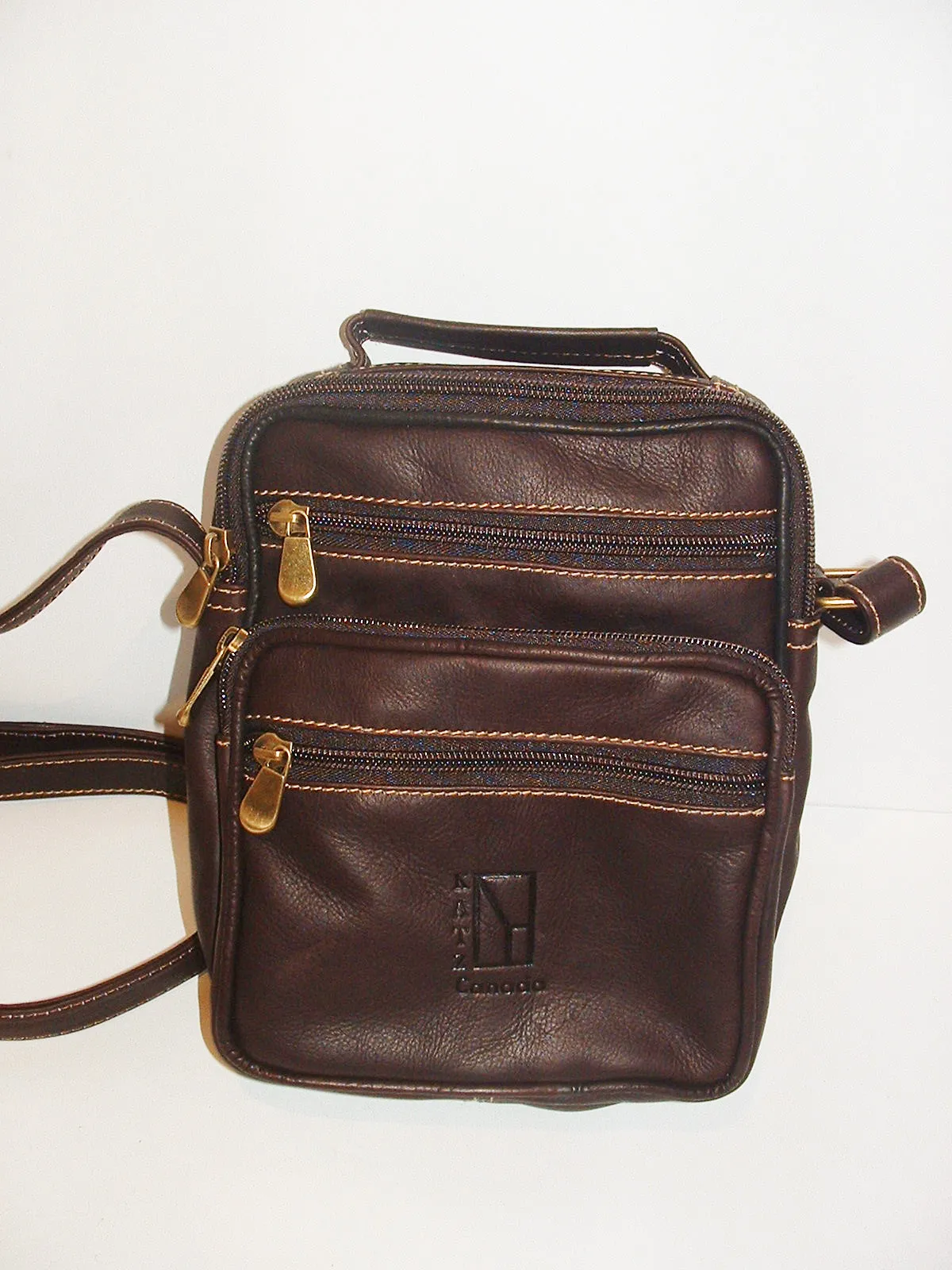 Brown Leather Crossbody Bag