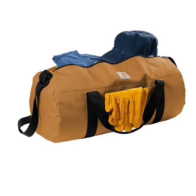 Carhartt Packable Duffle Bag - Gift for Men - Personalized Duffle - Black or Khaki Brown