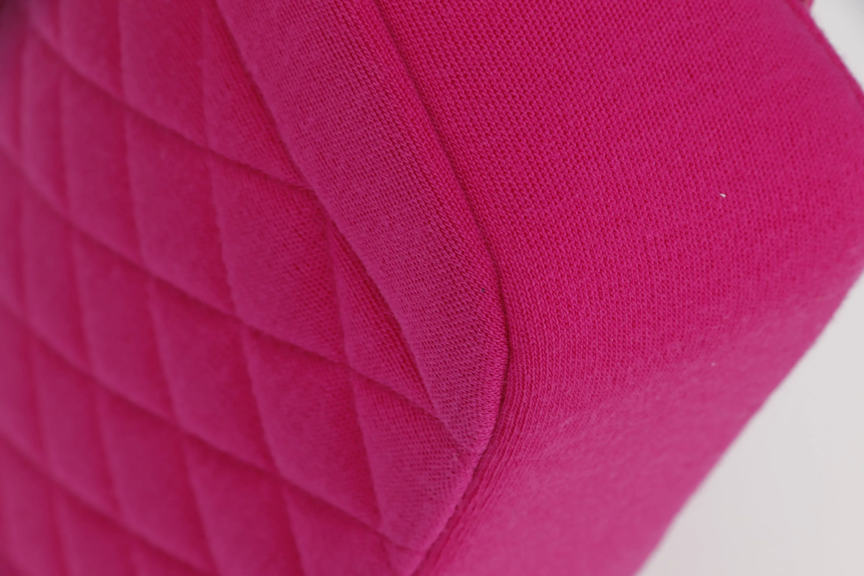 CHANEL CHIC WITH ME FLAP (2016xxxx) LARGE PINK JERSEY GOLD HARDWARE, WITH CARD & DUST COVER