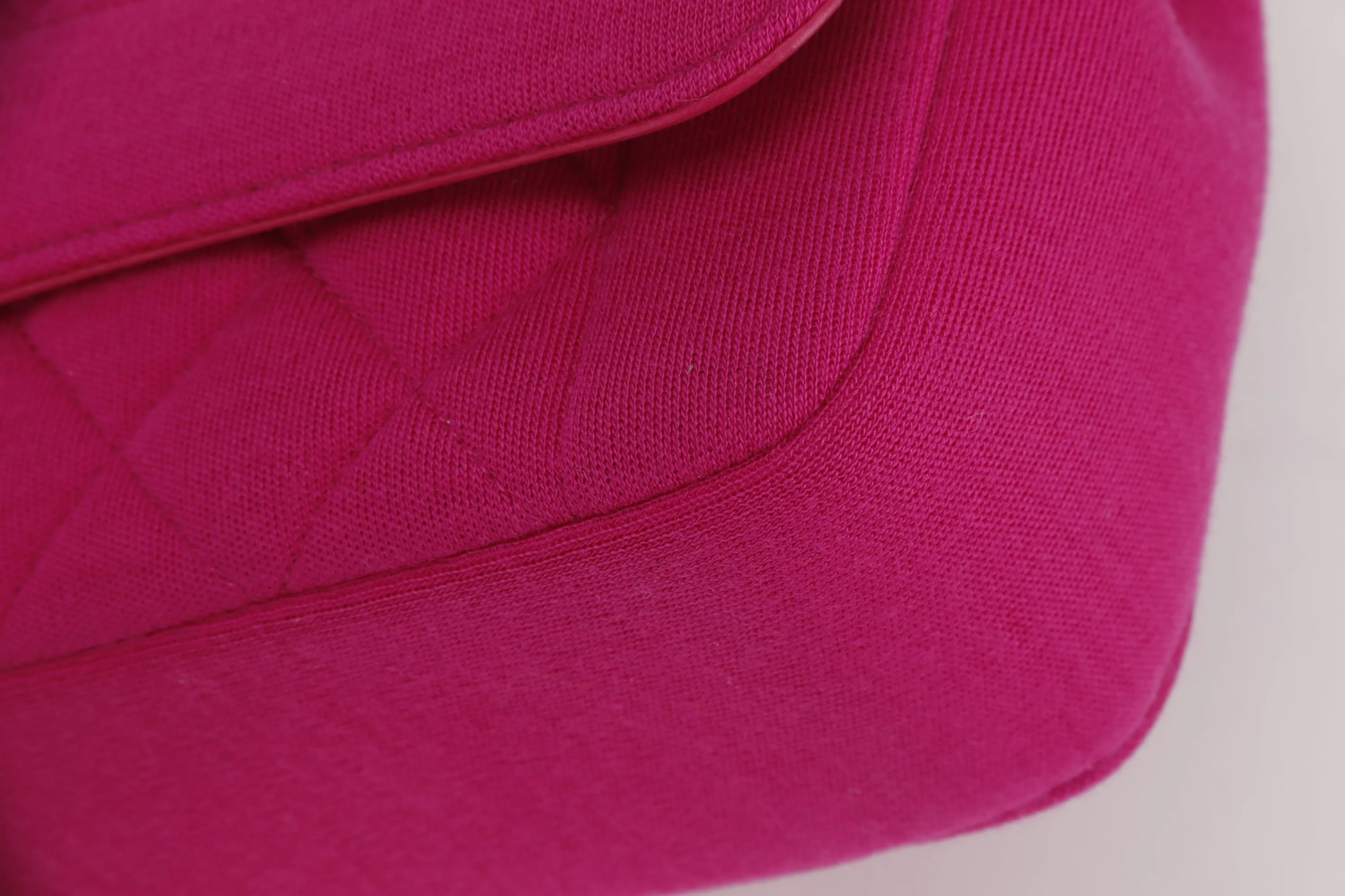 CHANEL CHIC WITH ME FLAP (2016xxxx) LARGE PINK JERSEY GOLD HARDWARE, WITH CARD & DUST COVER