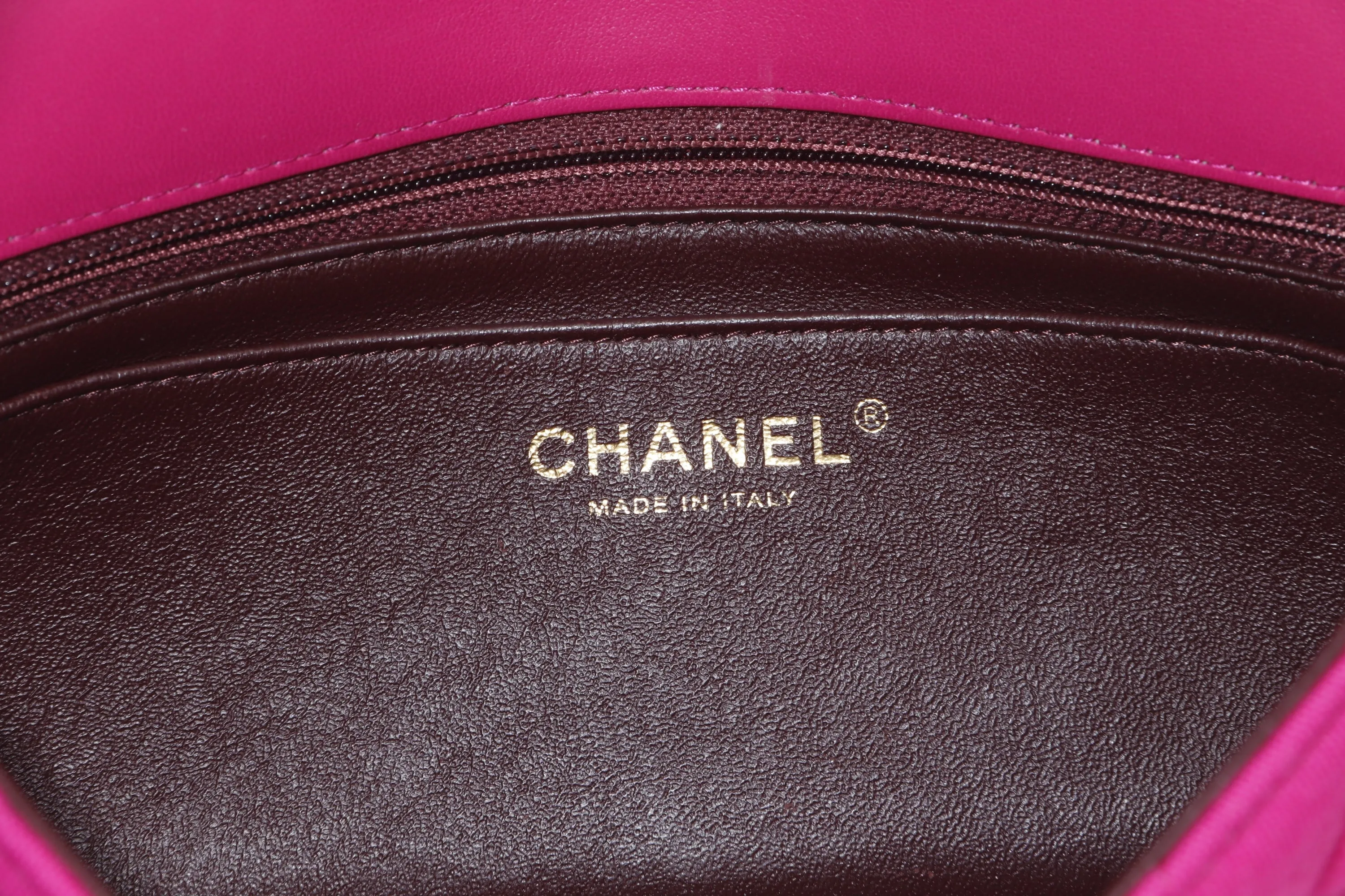 CHANEL CHIC WITH ME FLAP (2016xxxx) LARGE PINK JERSEY GOLD HARDWARE, WITH CARD & DUST COVER
