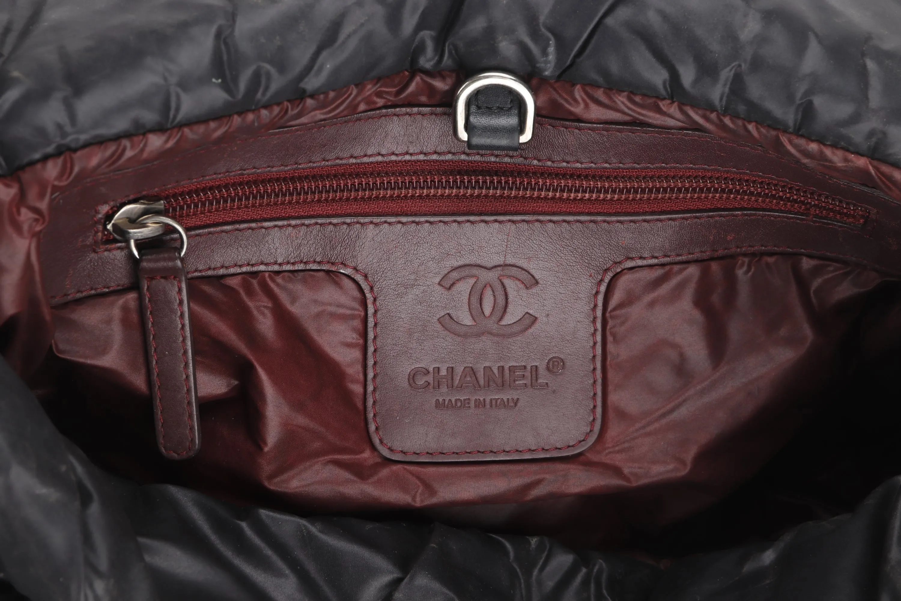 CHANEL COCO COCOON BLACK NYLON PM TOTE (1668xxxx), NO CARD & DUST COVER