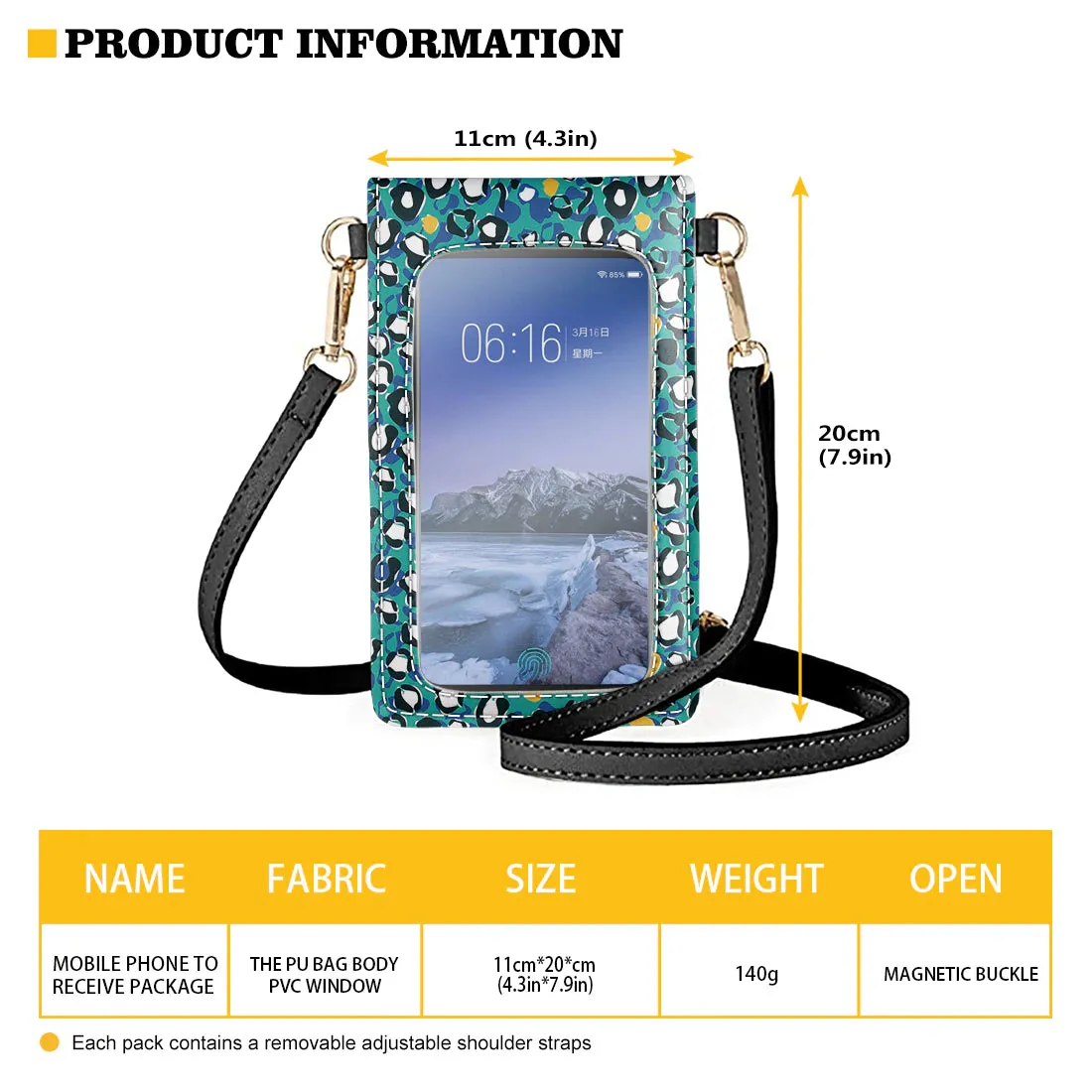 Christianartbag Phone Bag, Bible Daily Affirmations Personalized Phone Bag, Personalized Phone Bag, Leather Phone Bags, Phone Bags Crossbody, CABPB01210823.