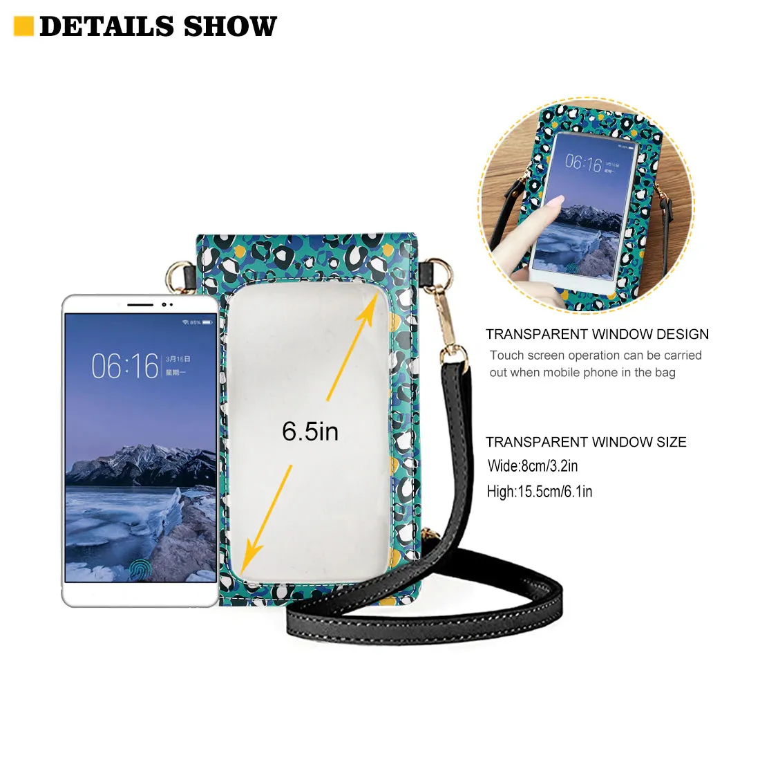 Christianartbag Phone Bag, Bible Daily Affirmations Personalized Phone Bag, Personalized Phone Bag, Leather Phone Bags, Phone Bags Crossbody, CABPB01210823.