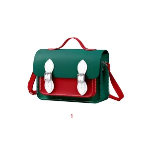 Christmas Colorblock Large Cambridge Leather Bag Kit
