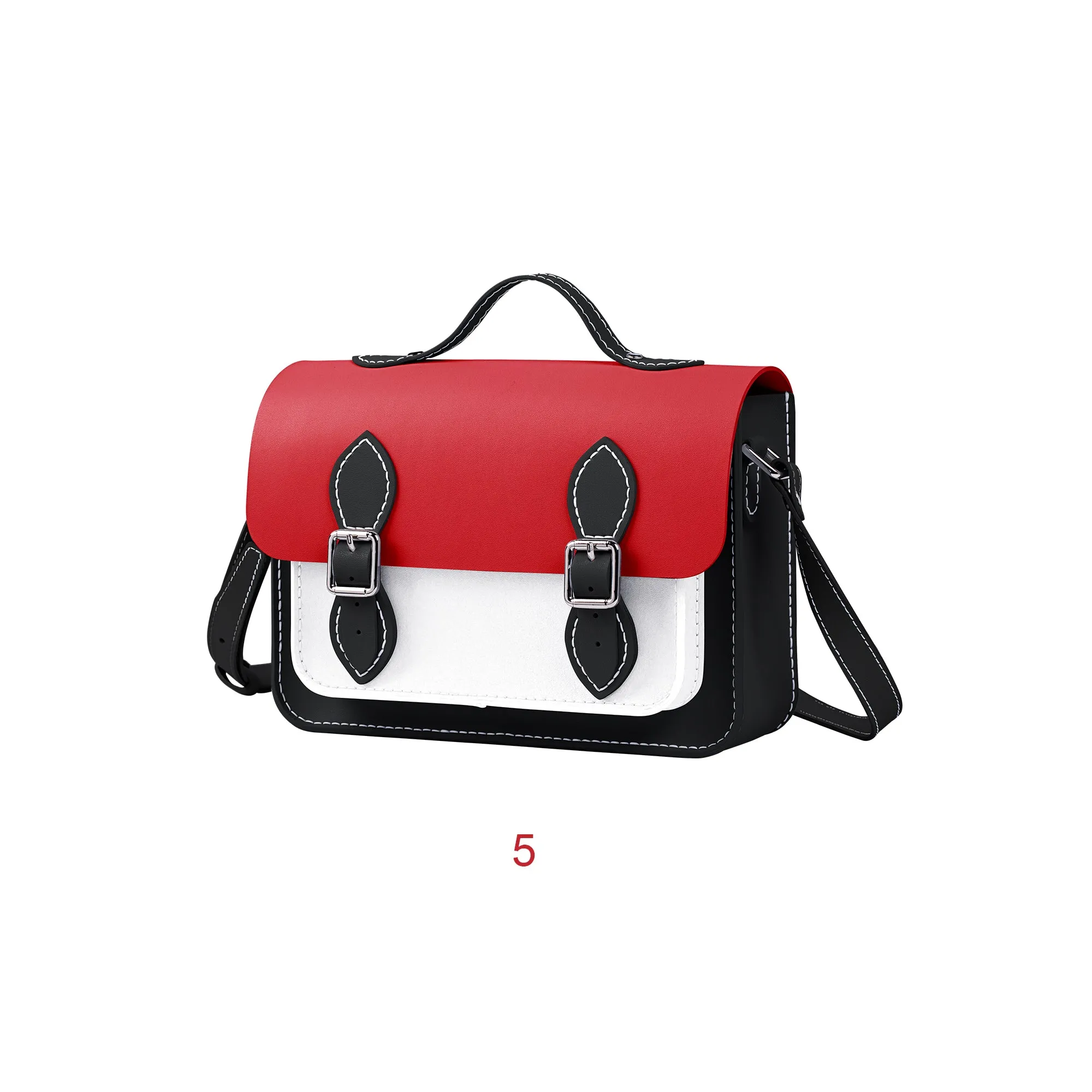 Christmas Colorblock Large Cambridge Leather Bag Kit