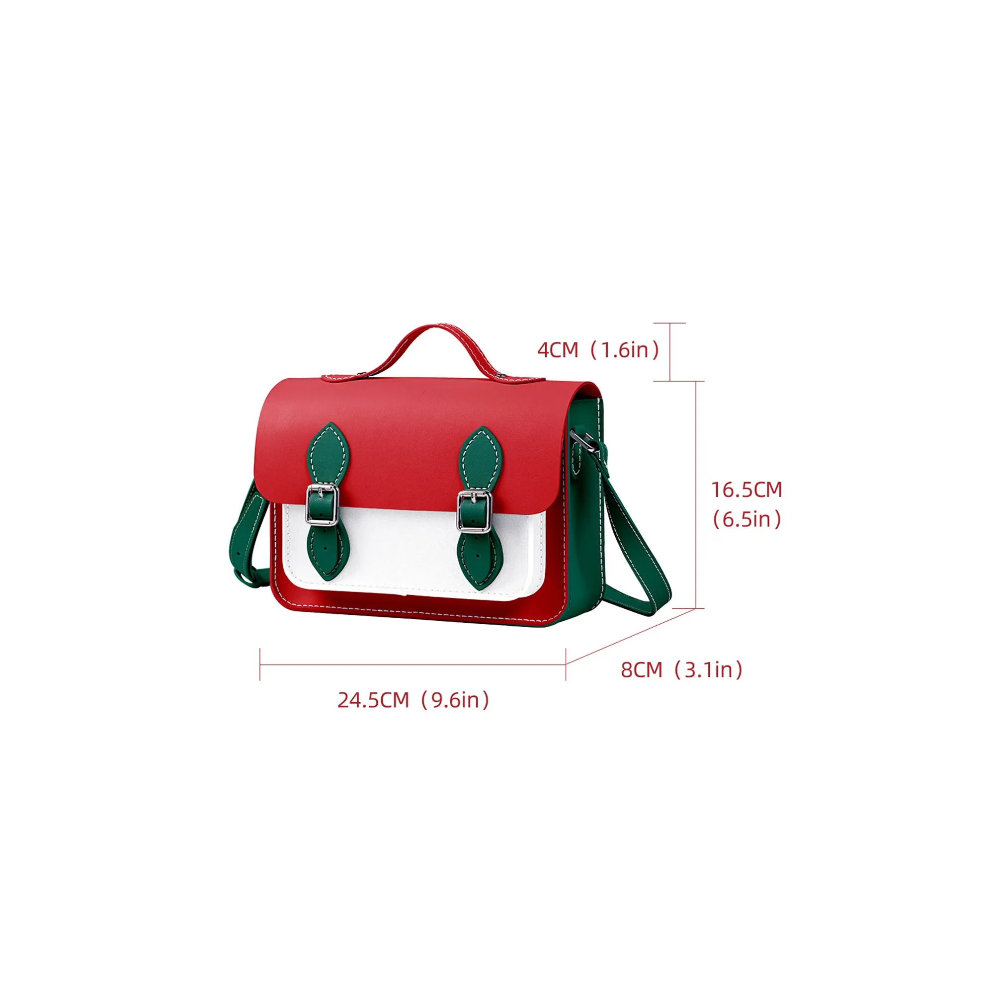 Christmas Colorblock Large Cambridge Leather Bag Kit