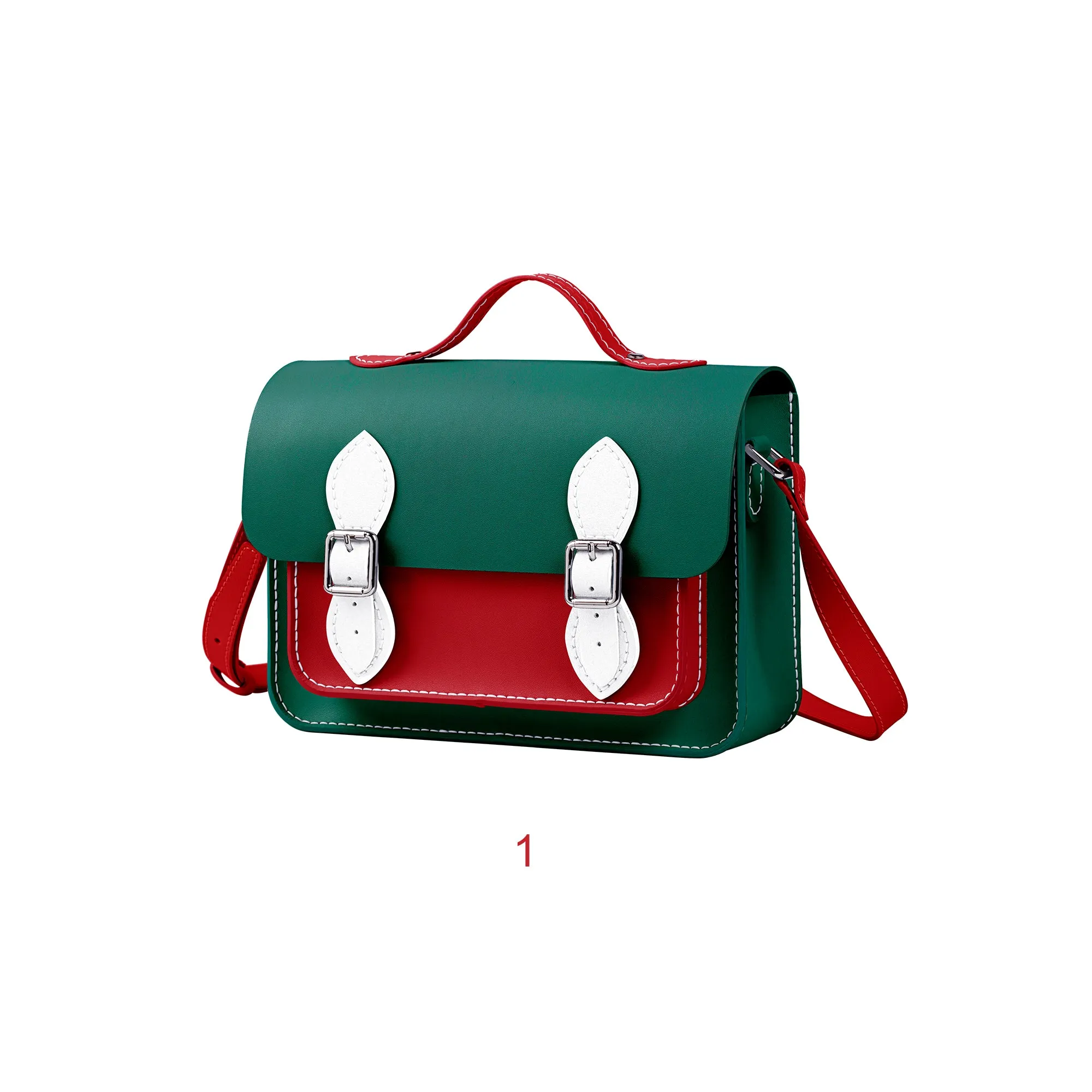 Christmas Colorblock Large Cambridge Leather Bag Kit