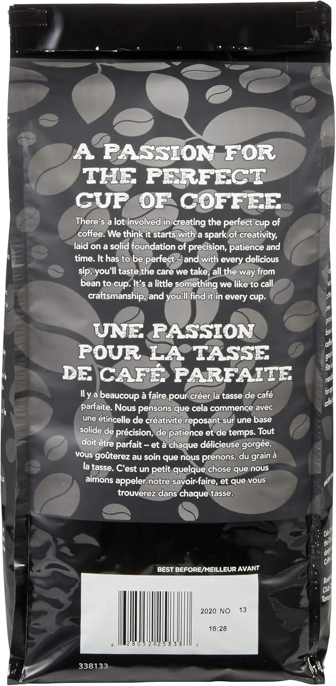 Club Coffee Craft Roasters | Espresso Supremo - Whole Bean Bag - Case of 8 x 2 LB Bags