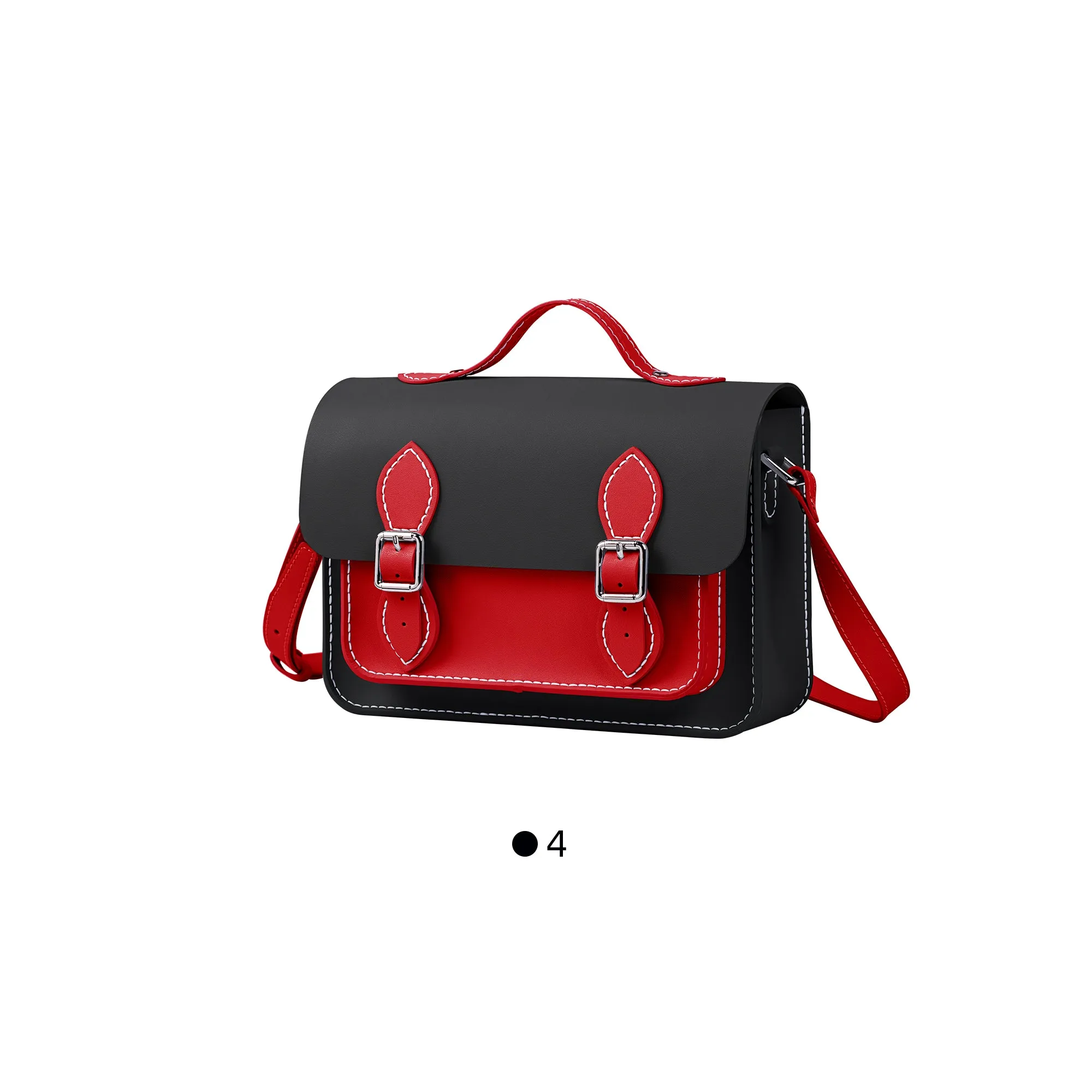 Colorblock Leather Cambridge Bag Kit-Large Size
