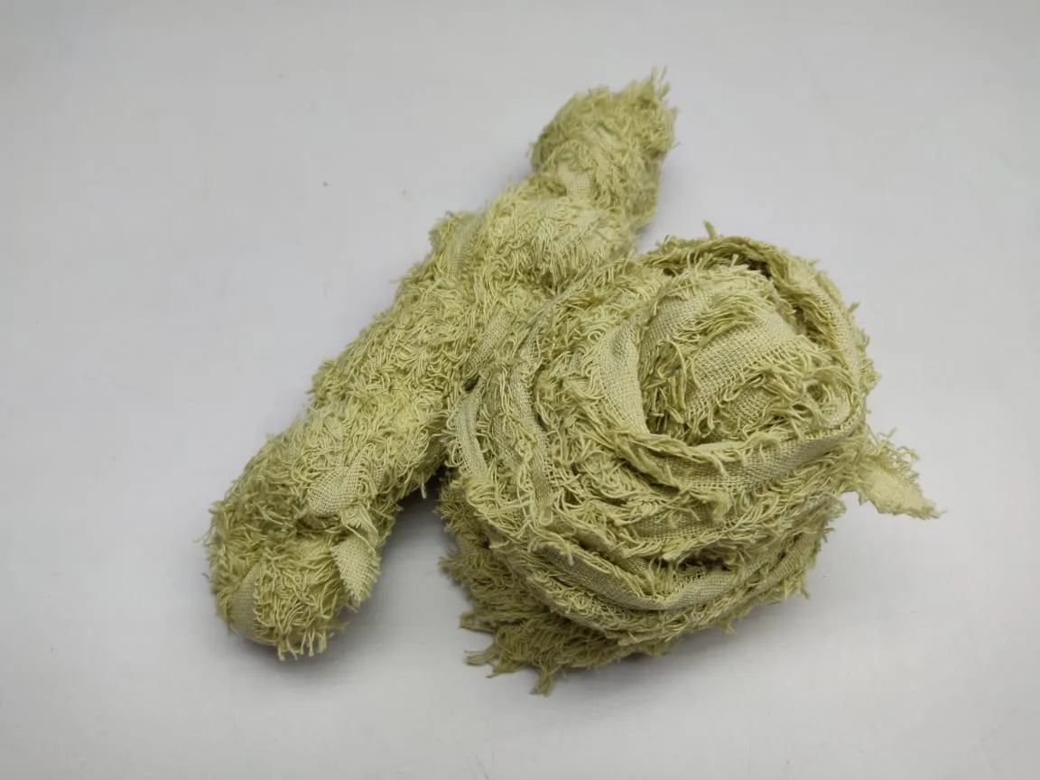 Cotton Frizz Ribbon - Sickly