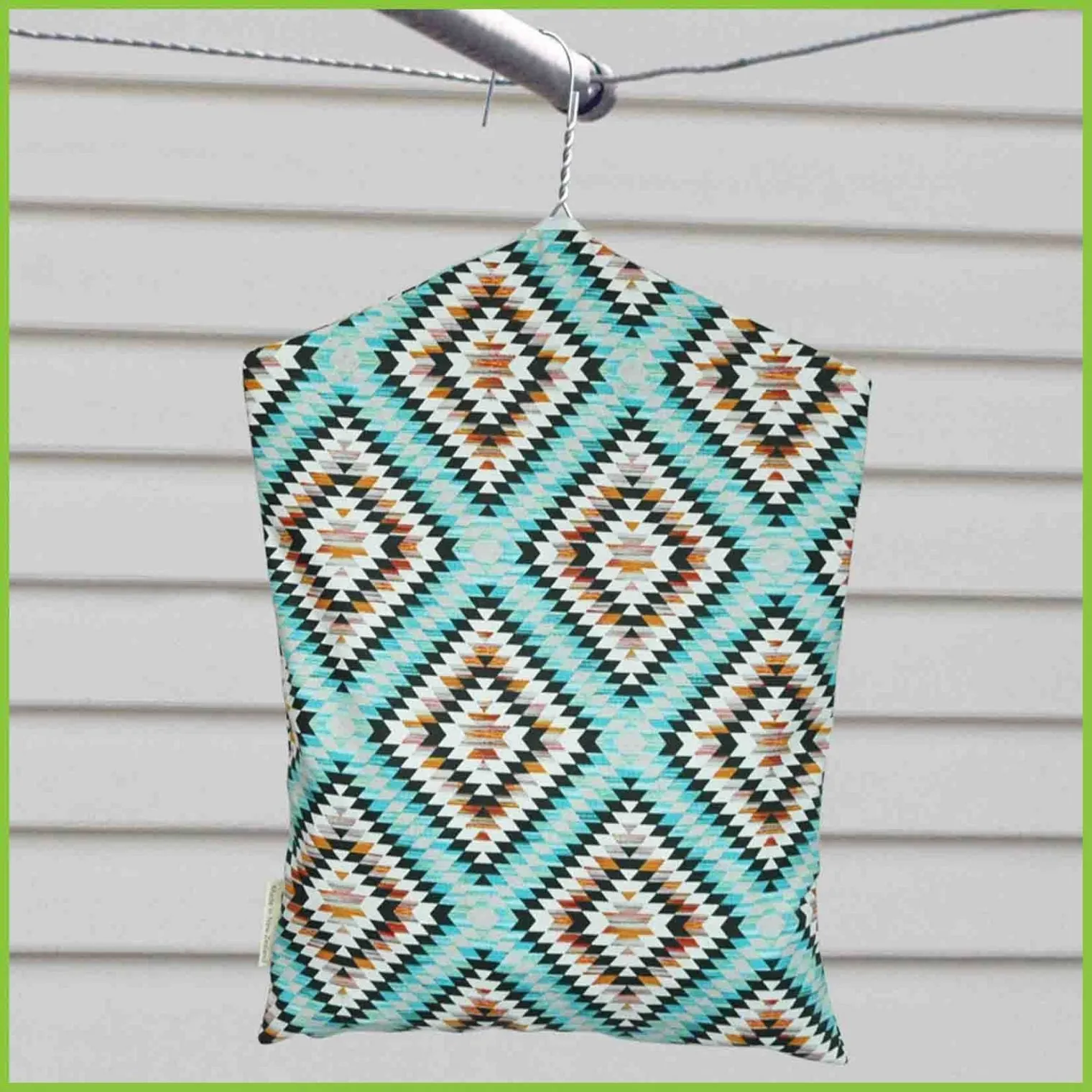 Cotton Peg Bag - Aztec