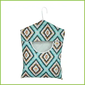 Cotton Peg Bag - Aztec