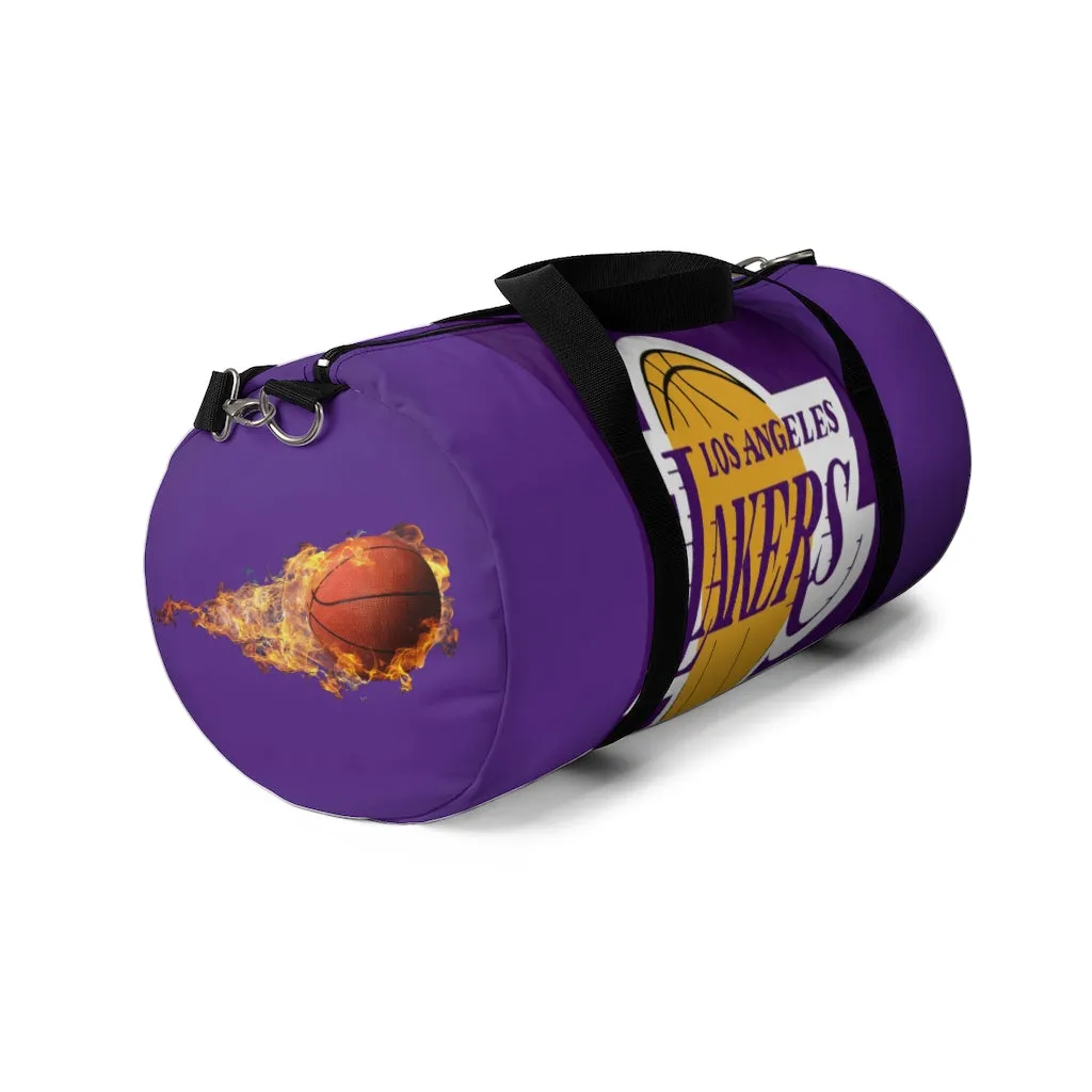 Custom Lakers Team Duffel Bag, Lakers Bag, Team bag, Custom bag, Personalized bag