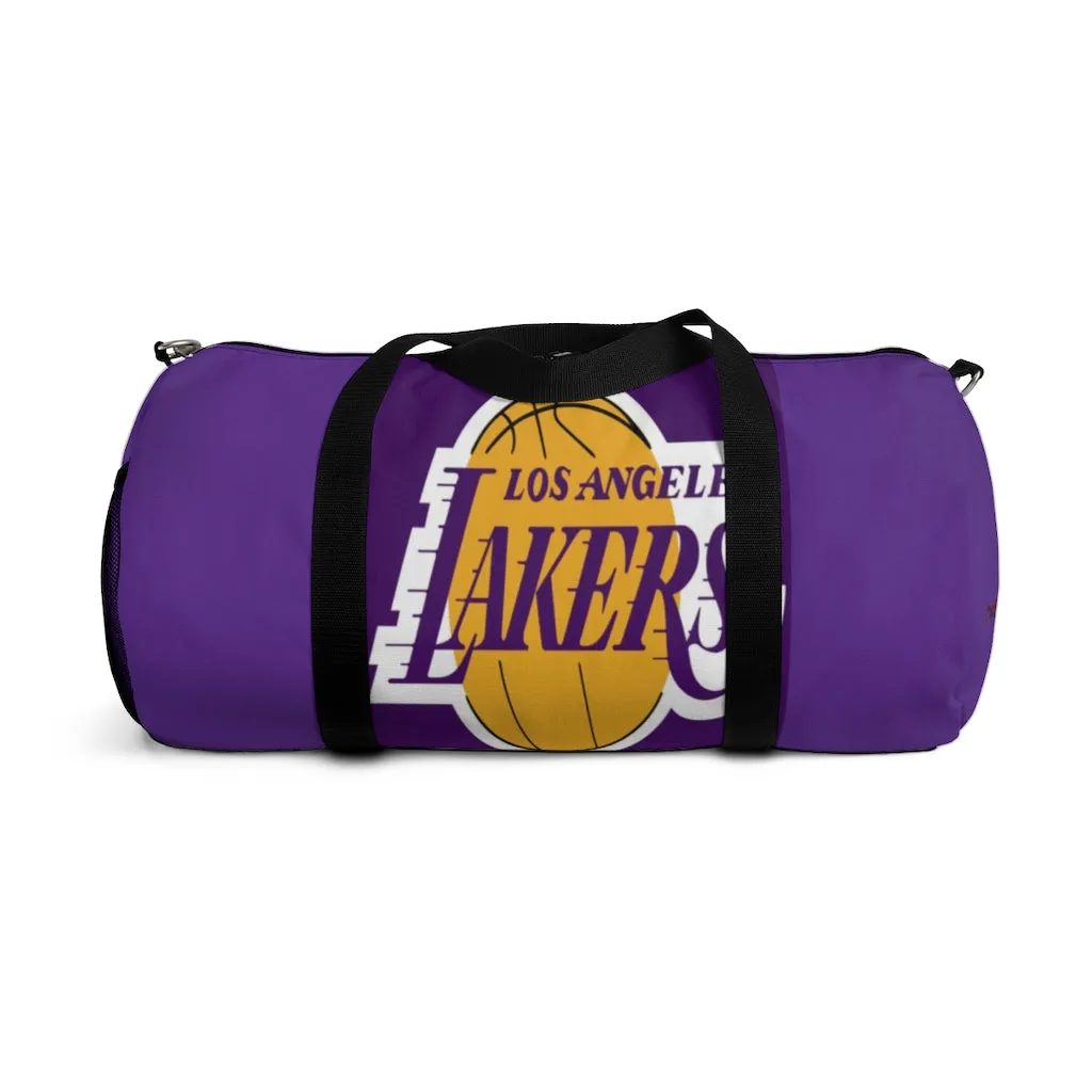 Custom Lakers Team Duffel Bag, Lakers Bag, Team bag, Custom bag, Personalized bag
