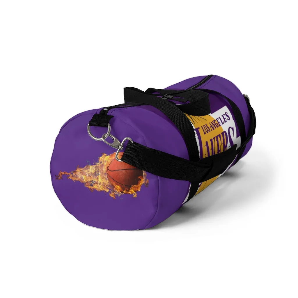 Custom Lakers Team Duffel Bag, Lakers Bag, Team bag, Custom bag, Personalized bag