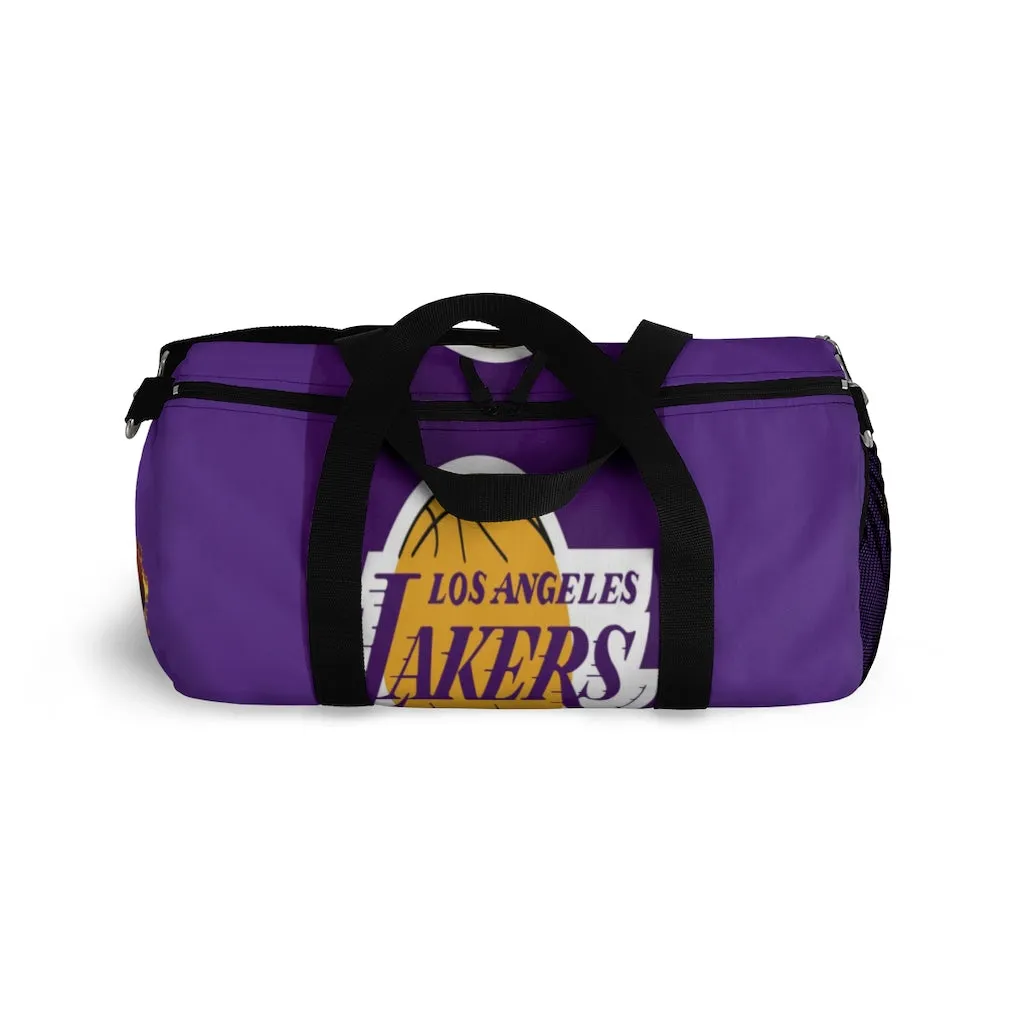Custom Lakers Team Duffel Bag, Lakers Bag, Team bag, Custom bag, Personalized bag