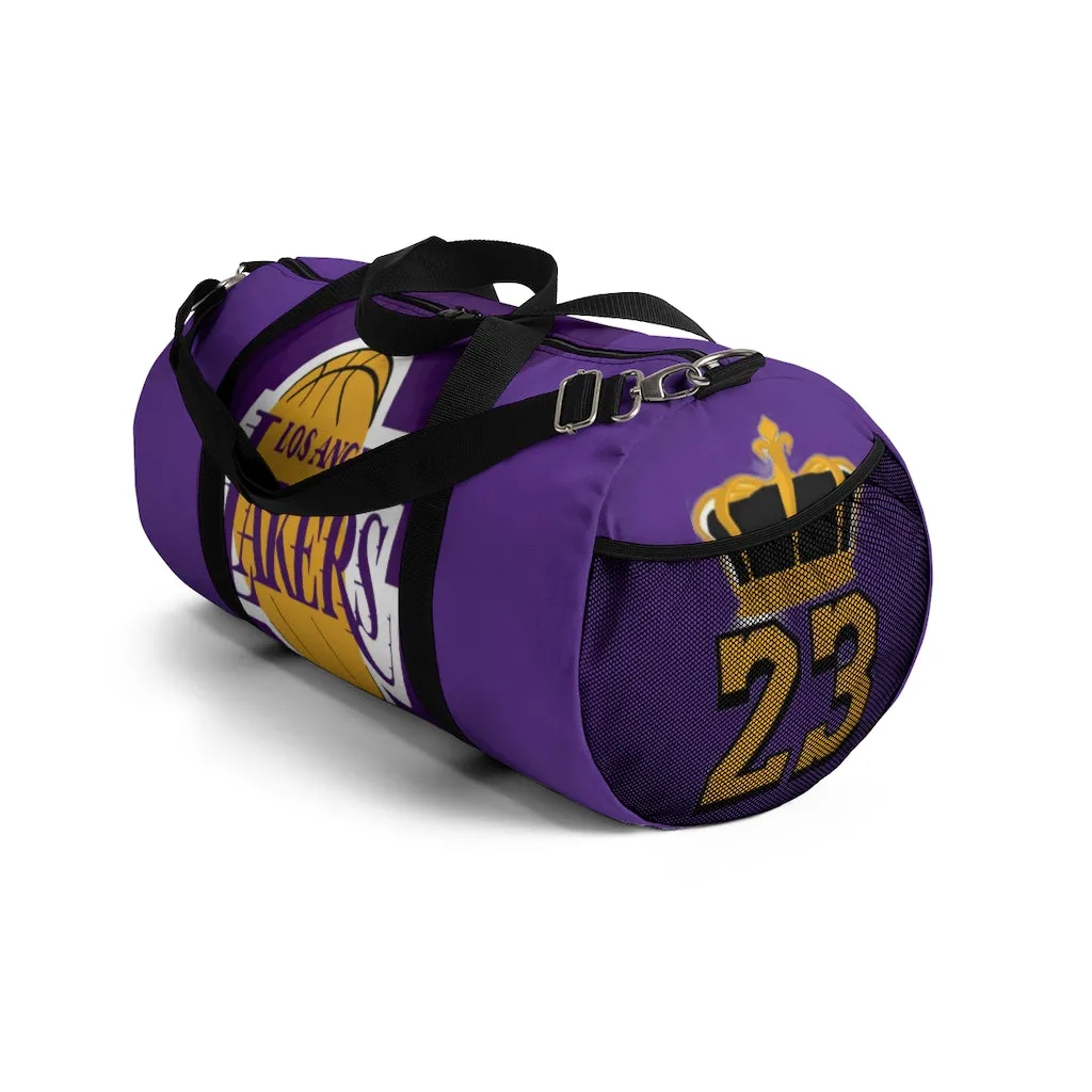 Custom Lakers Team Duffel Bag, Lakers Bag, Team bag, Custom bag, Personalized bag
