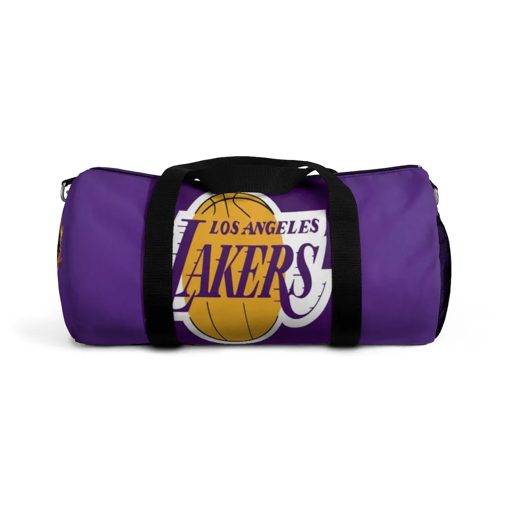 Custom Lakers Team Duffel Bag, Lakers Bag, Team bag, Custom bag, Personalized bag