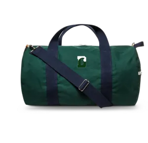 Duffel - Hudson Sutler - LARGE Green with Navy Blue Straps - Custom Order