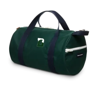 Duffel - Hudson Sutler - MEDIUM Green with Navy Blue Straps - Custom Order