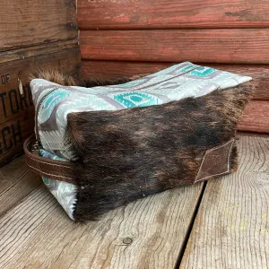 Dutton - Brindle w/ Turquoise Sand Aztec