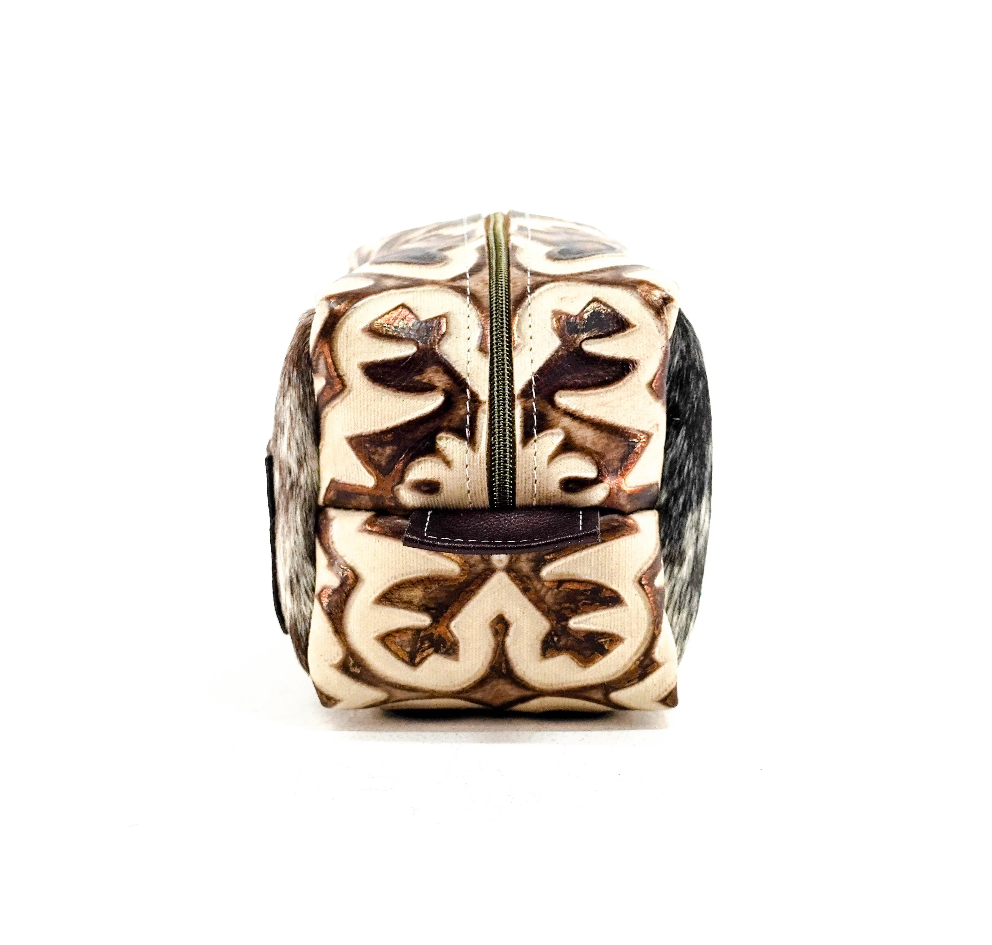 Dutton - Chocolate & White w/ Ivory & Brown Laredo