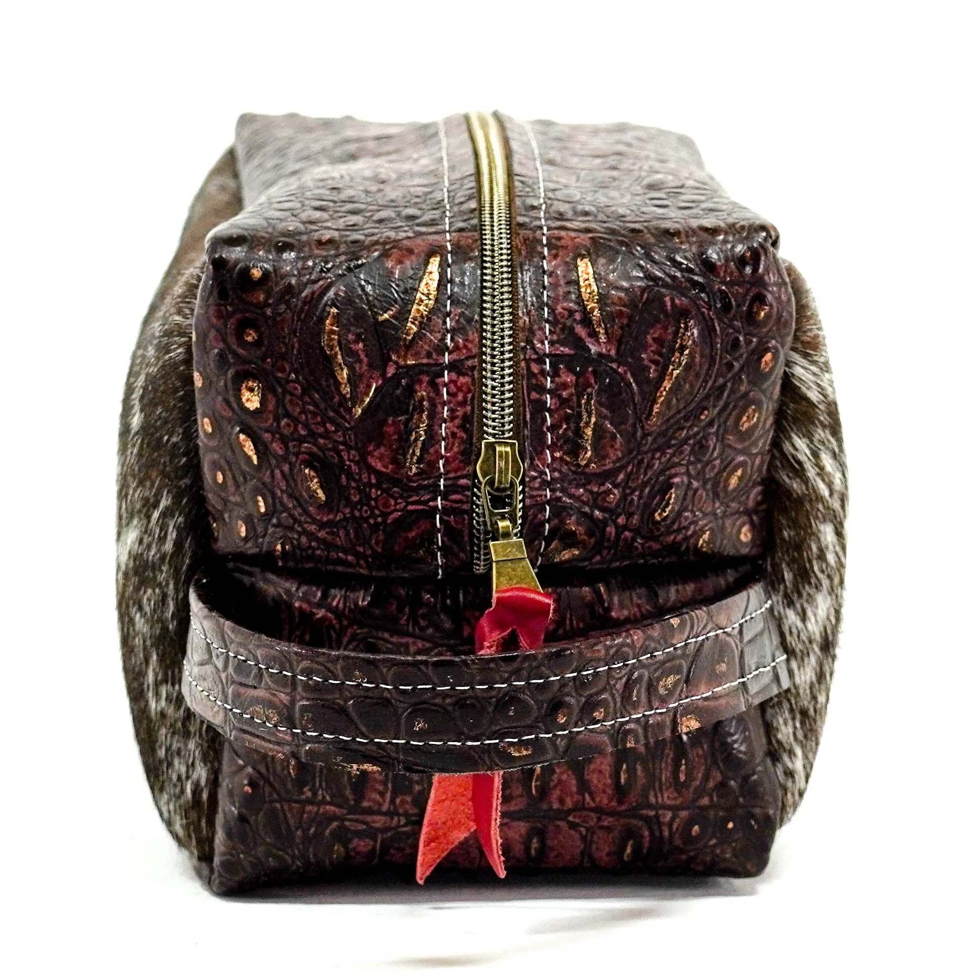 Dutton - Longhorn w/ Burgundy Croc