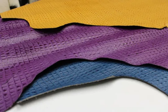 EMBOSSED LEATHER BUNDLE - 15 - 25 sq.ft. - Caiman Embossed Leather 3 Colors