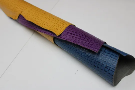 EMBOSSED LEATHER BUNDLE - 15 - 25 sq.ft. - Caiman Embossed Leather 3 Colors