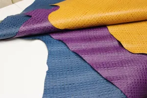 EMBOSSED LEATHER BUNDLE - 15 - 25 sq.ft. - Caiman Embossed Leather 3 Colors