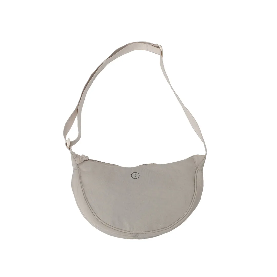Essentials Oxford Nylon Cross Body Bag - Beige