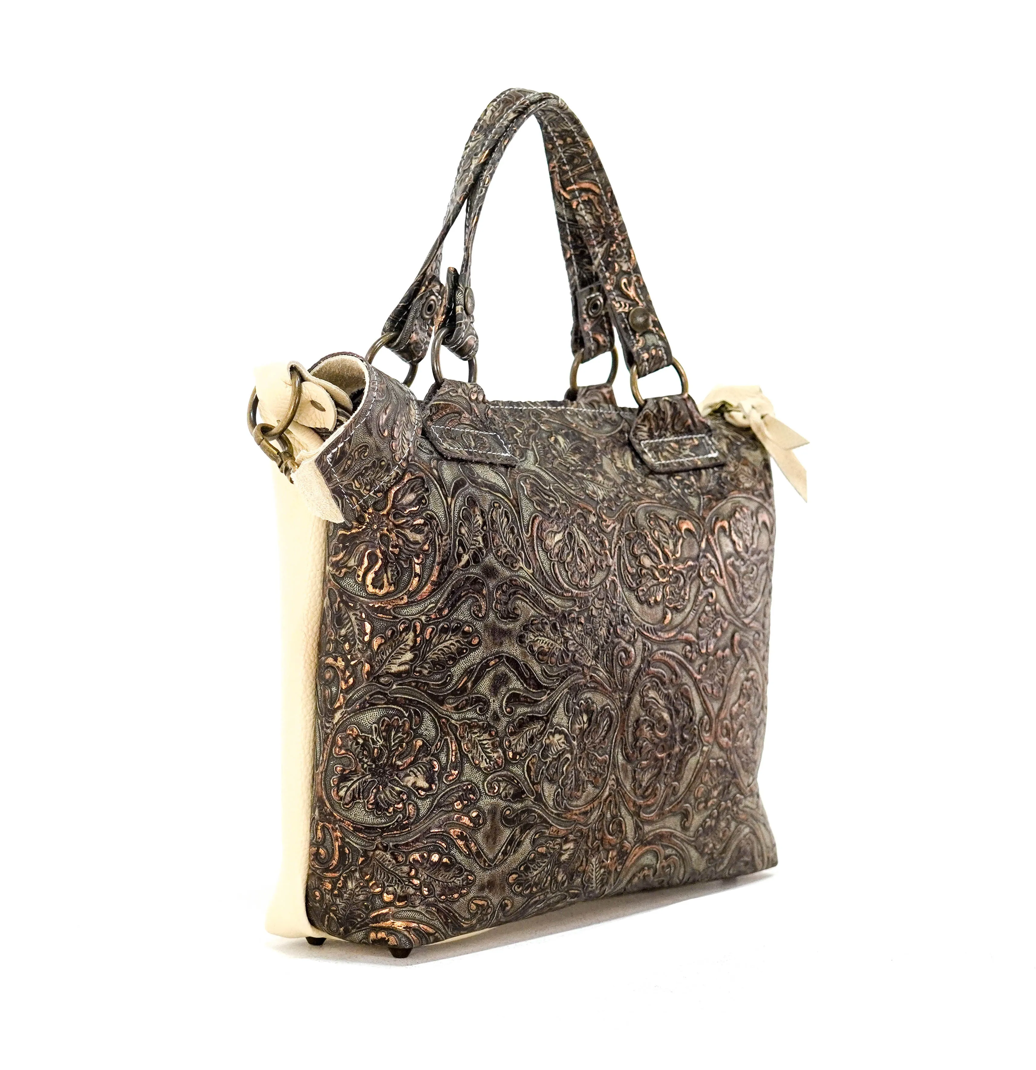 Fancy Oakley - All Embossed w/ Gilded Tool