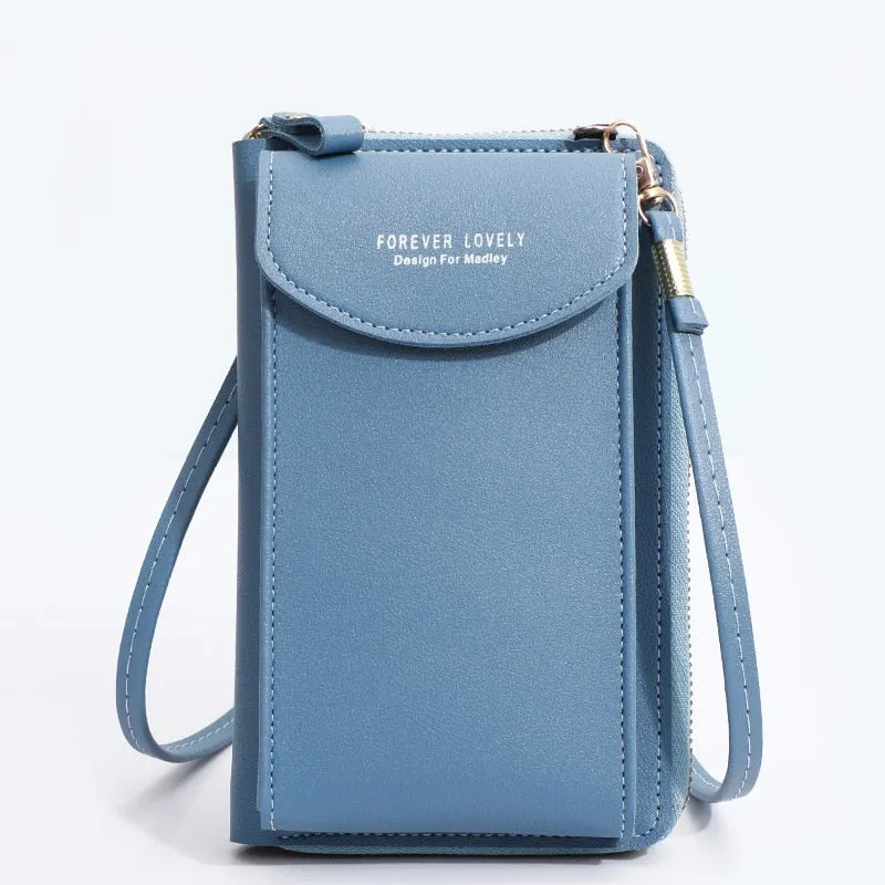 Fashionable Small Cross-body Bag for Women Mini Faux Leather Shoulder Messenger Phone Bag