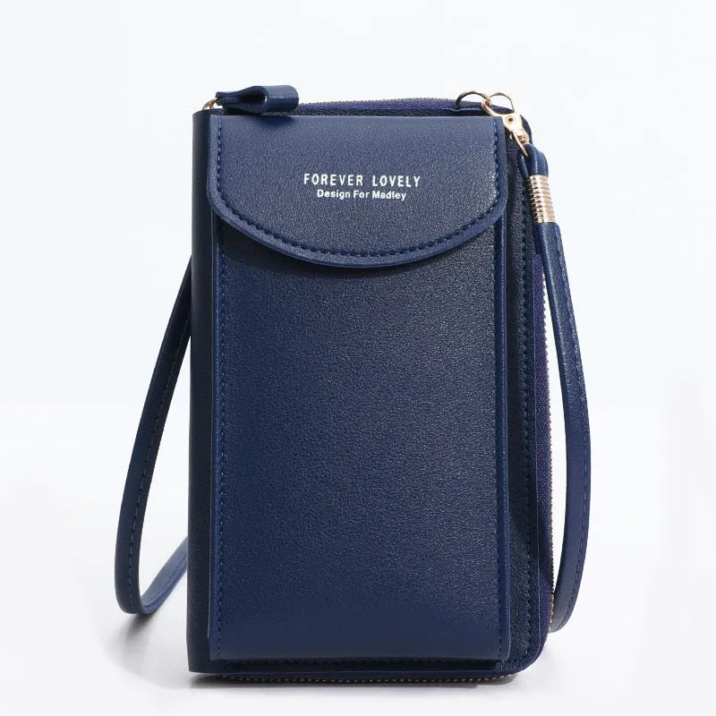 Fashionable Small Cross-body Bag for Women Mini Faux Leather Shoulder Messenger Phone Bag