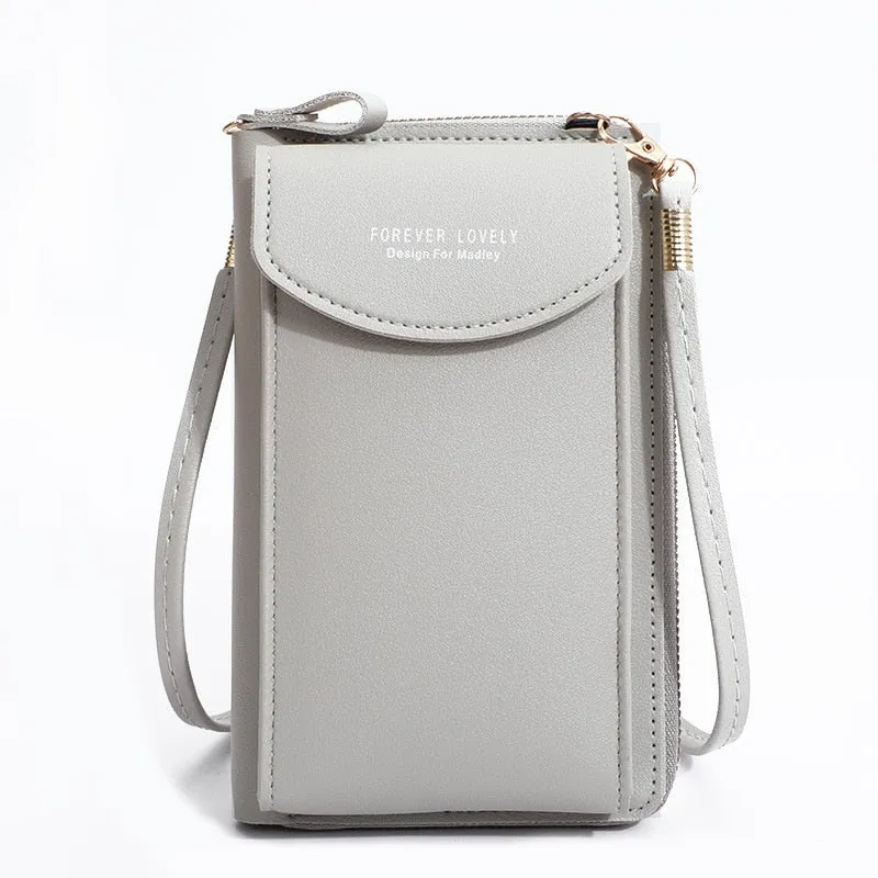 Fashionable Small Cross-body Bag for Women Mini Faux Leather Shoulder Messenger Phone Bag