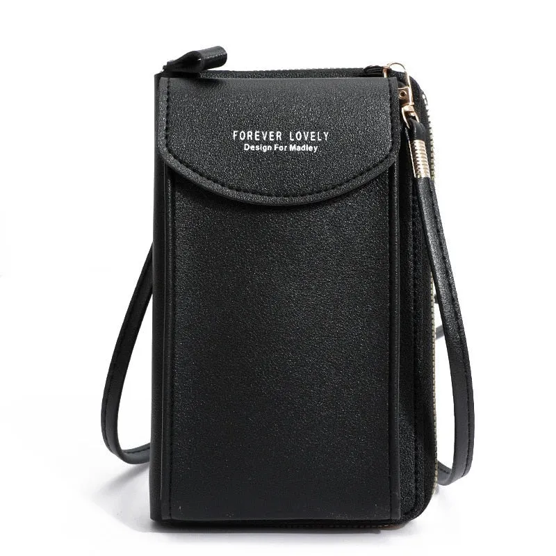 Fashionable Small Cross-body Bag for Women Mini Faux Leather Shoulder Messenger Phone Bag