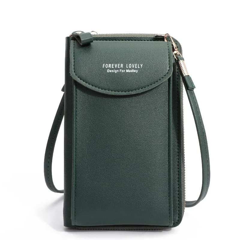 Fashionable Small Cross-body Bag for Women Mini Faux Leather Shoulder Messenger Phone Bag